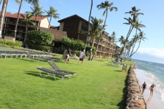 Our Building E on Far Left- Papakea Ocean Front Resort-Facing South